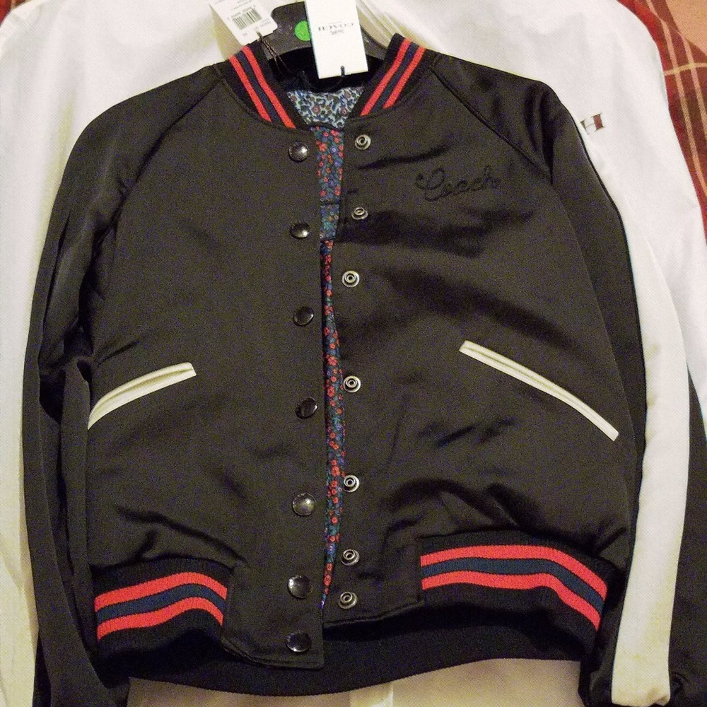 NEW Coach Reversible Bomber/Varsity Jacket